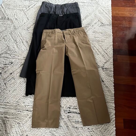 Men’s Grey Dockers Iron Free Khaki Dress Pant Straight Fit 36 x32 - Picture 8 of 8